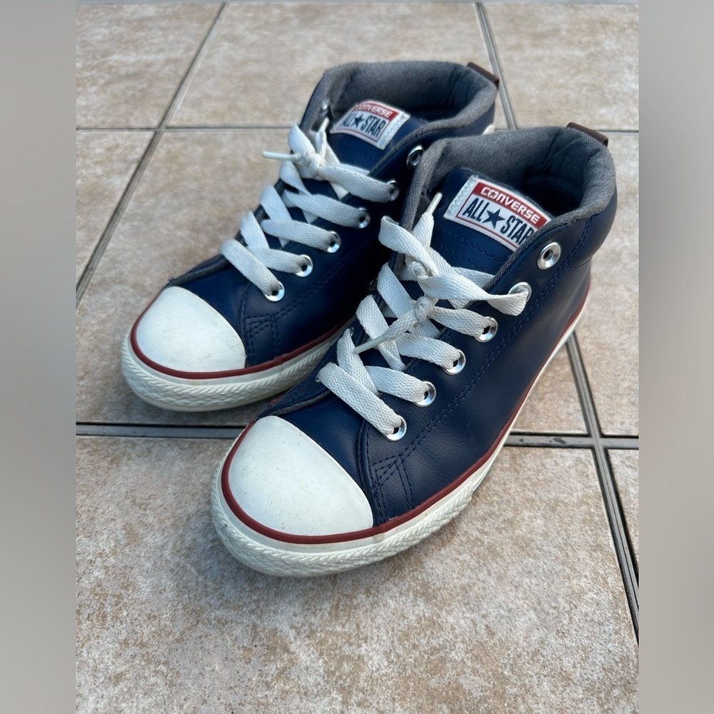 Converse leather shoes